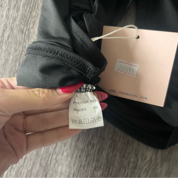 Verge Girl Shake it up Black Halter Top - Picture 8 of 8